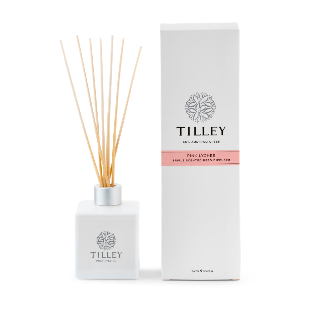 Tilley Pink Lychee Aromatic Reed Diffuser 150ml